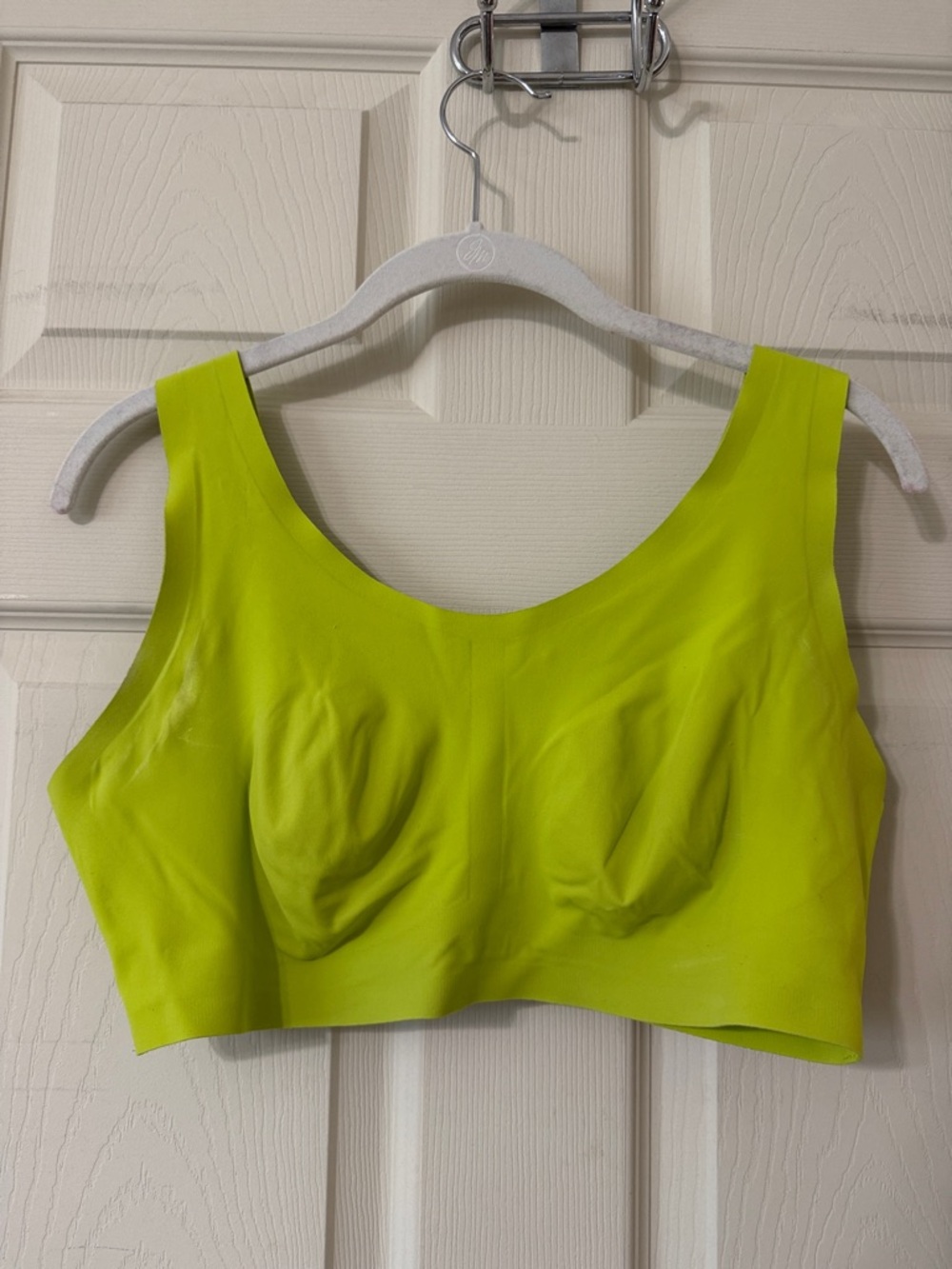 Aerie Smoothiez Bright Lime Green Scoop neck Bra